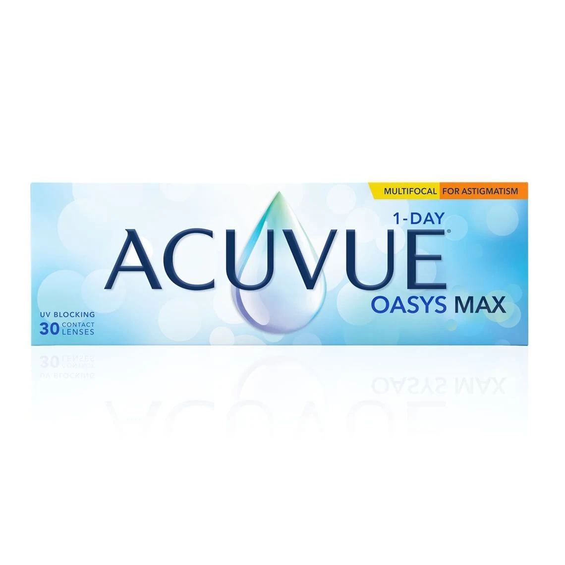 Acuvue Oasys Max 1-Day Multifocal for Astigmatism, 30 linser